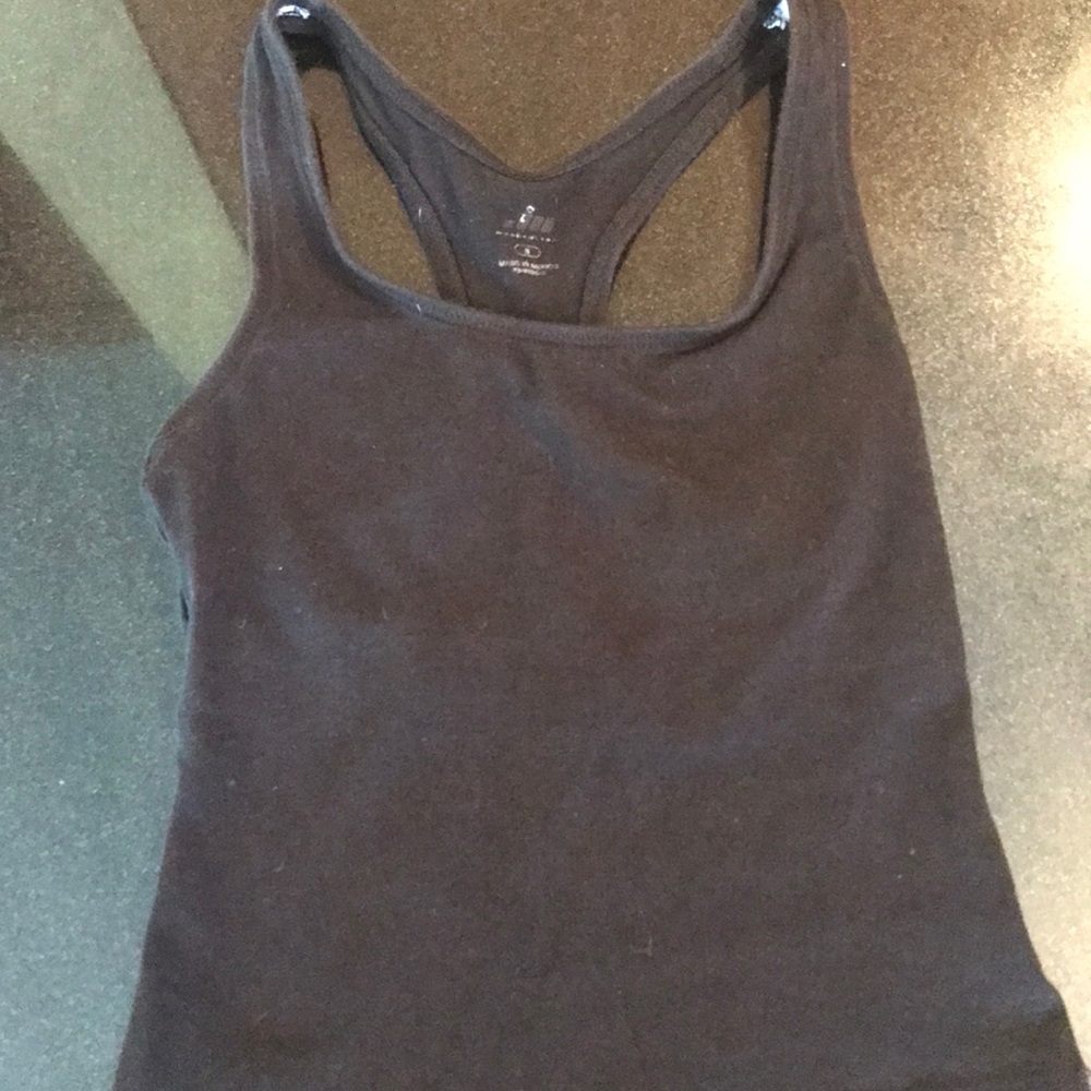 Sports top - black. Bra shelf. Black. Size XS.